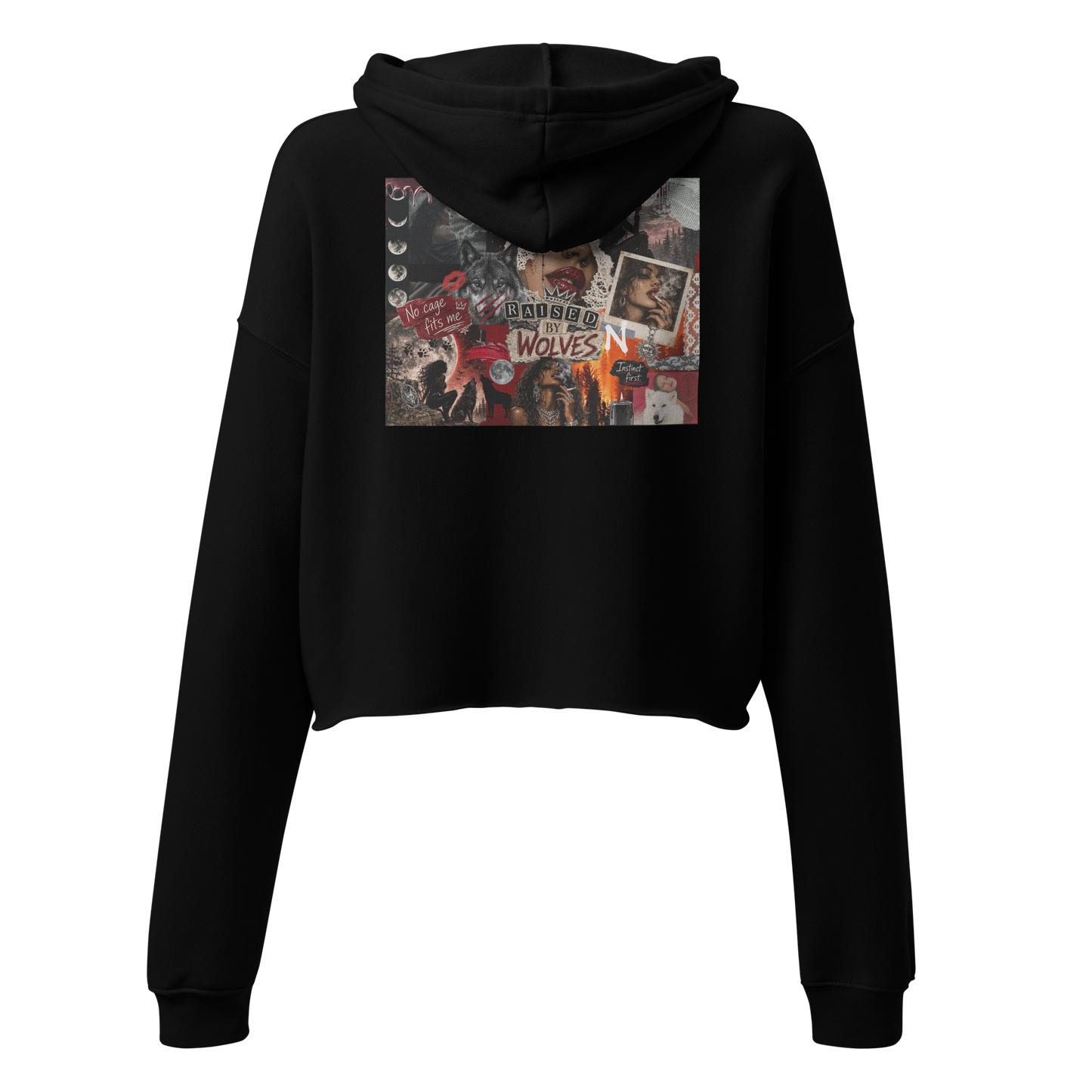 Raised by Wolves Crop Hoodie