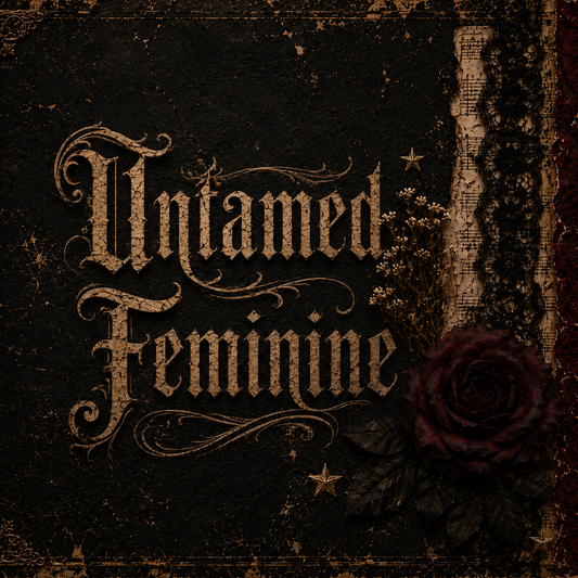 Untamed Feminine Digital Scrapbook Canva Template