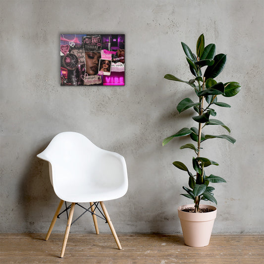 Pretty Little Threat Canvas