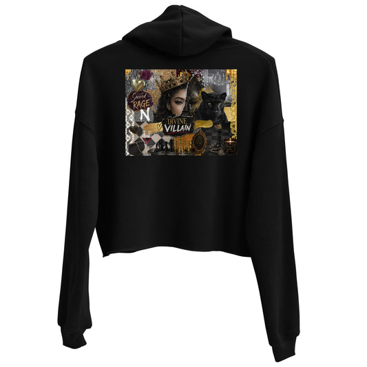 Divine Villain Crop Hoodie