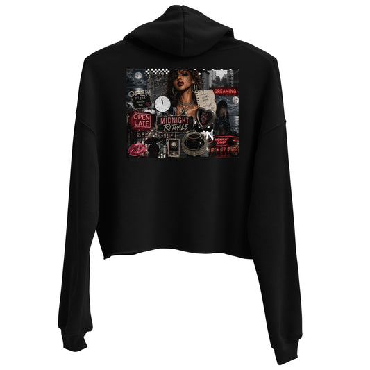 Midnight Rituals Crop Hoodie