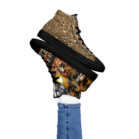 Honey 'O  High Top Canvas Shoe