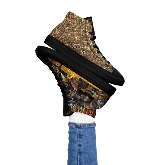 Divine Villain High Top Canvas Shoe