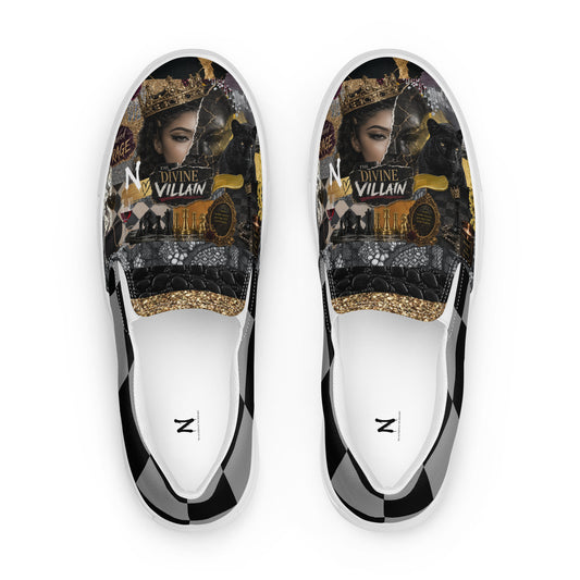 Divine Villain Slip-On Canvas Shoes
