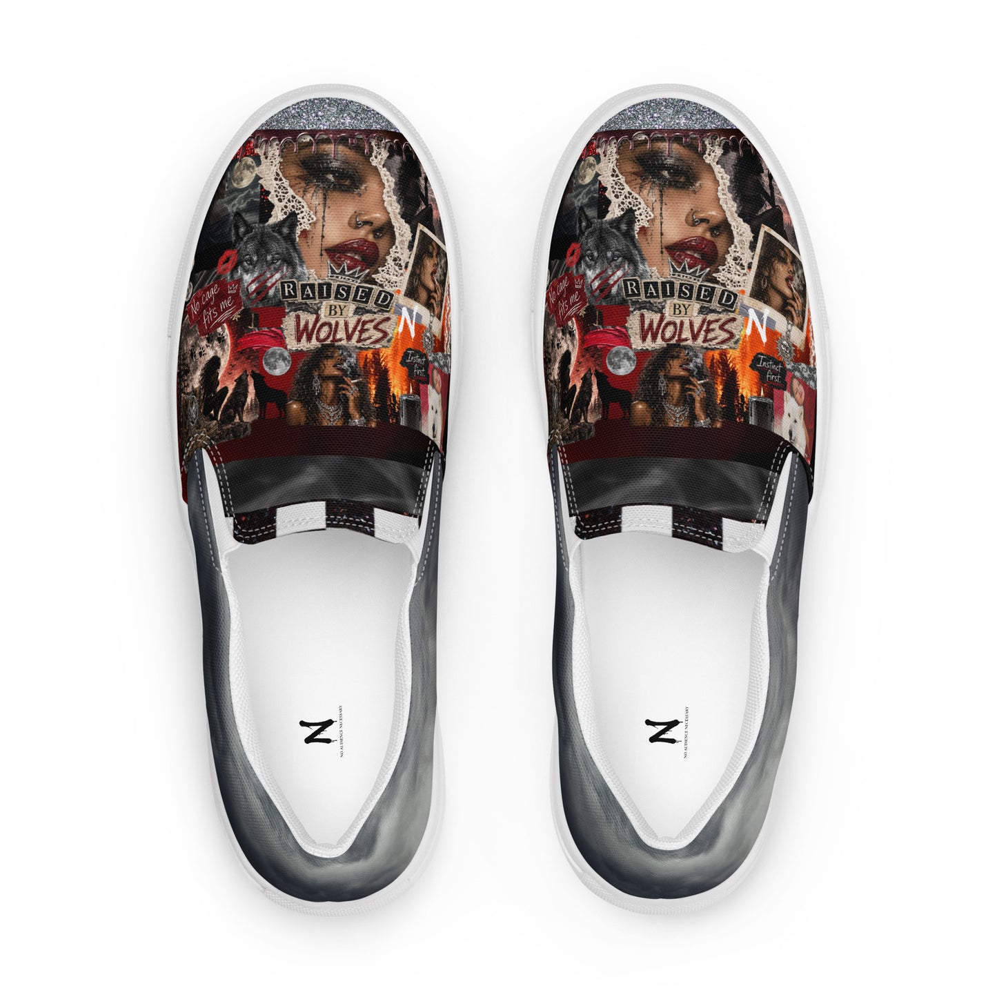 Raised by Wolves Slip-On Canvas Shoe