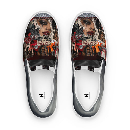 Raised by Wolves Slip-On Canvas Shoe